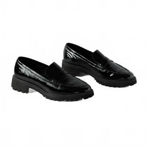 NEW ARA women's karina loafer in black patent